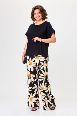 Костюм Michel Chic 1384 черный, ромашка