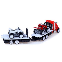 Грузовик инерционный Автовоз, с 2 квадроциклами, МИКС - Simaland фото 11