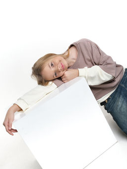 Толстовка для девочки 22-8047 бежевый - Mini maxi фото 16