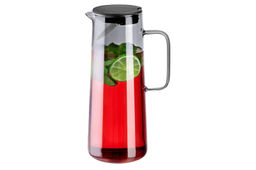 Кувшин 1,35 л 14*10,5*25 см "Crystal glass" + пластиковая крышка с метал. фильтром и сил.проклад