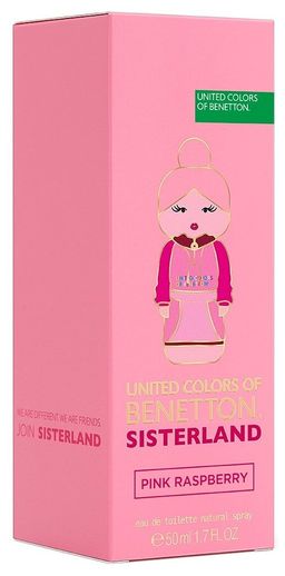 BENETTON SISTERLAND PINK RASPBERRY w EDT 50 ml M,  фото 2