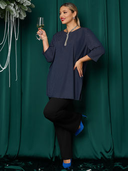 Джемпер 0042-11 сапфирово-синий