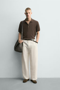 POLO PUNTO RELAXED FIT / Marr?n