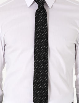 Beyaz Slim Fit Pamuk Kar___ml_ Klasik Yaka Basic G_mlek - Cacharel фото 6
