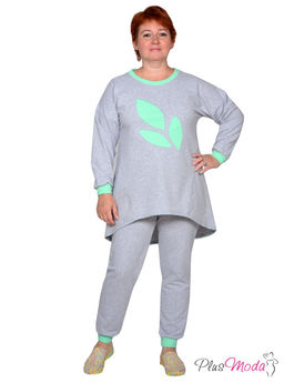 Костюм спортивный Модель №134 размеры 50-72 - Plusmoda фото 2