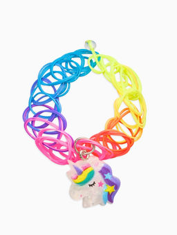 Цена за 2 шт. Браслет детский набор 3 шт. «Выбражулька. Радуга», подвеска с бусиной, разноцветный