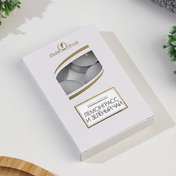 Цена за 2 шт. Набор свечей ароматических чайных «Лемонграсс и зеленый чай», 6 шт., 12 г