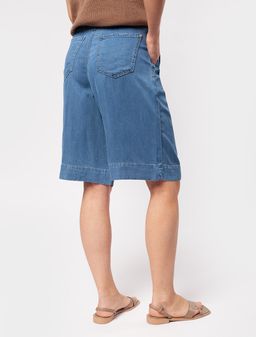 VILATTE / Джинсовые шорты из 100% лиоцелла  фото 5