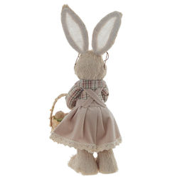 Фигурка декоративная "Зайка", L11 W15 H40 см