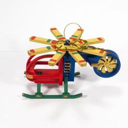 Подвесное новогоднее украшение: Вертолет малый 640-6 - Idh фото 2