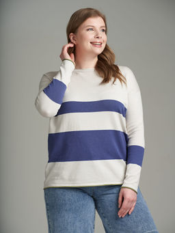 ДЖЕМПЕР OVERSIZE ИЗ НАТУРАЛЬНОЙ ПРЯЖИ
