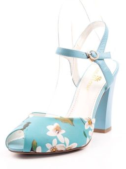 EG21-10 BLUE Босоножки женские (натуральная кожа) - Фабричный китай фото 6