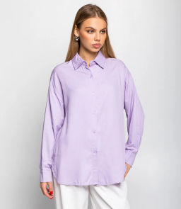 Рубашка #КТ3160 (6), светло-сиреневый