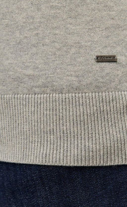 Джемпер мужской в полоску P321-15881 серый - Primm фото 6