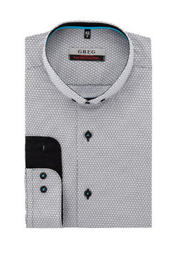 Сорочка мужская длинный рукав GREG 123/131/028/Z/b/1  фото 10