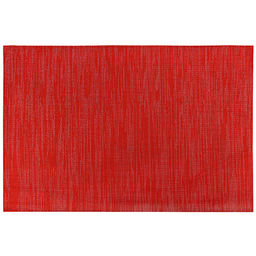 Салфетка Торжество 30х45см, двойная, полиэстер с люрексом, красный (Китай)