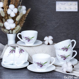 Набор чайный 12 пр 220 мл, Букет лаванды GB220/12 (7131-2) арт. 717729 - Полимербыт фото 5