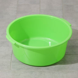 Таз пластиковый круглый, 10 л, салатовый