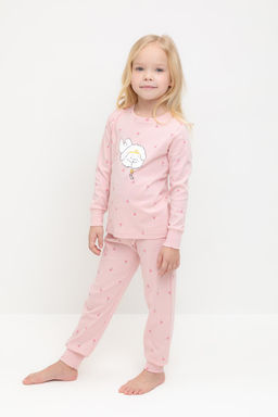 Crockid _ К 1621/розовый жемчуг,цветочная поляна пижама дет  фото 3