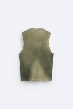 TANK TOP WITH CONTRAST PRINT - Zara фото 7