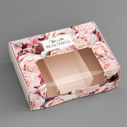 Цена за 5 шт. Коробка складная, под 3 эклера Ты прекрасна, 20?15?6 см