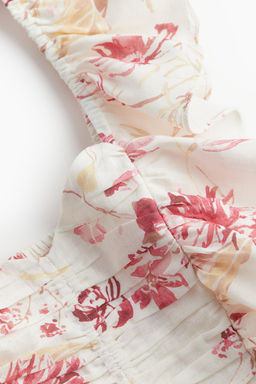 Blusa cropped en mezcla de lino - H&m фото 7