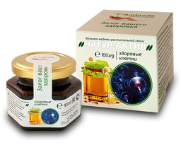 Натур-Актив Ягоды Годжи & Чага ЗДОРОВЫЕ КЛЕТКИ Бальзам медово-растительный, банка стекло, 100 г