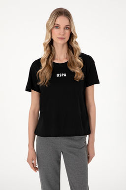 Kad_n Siyah Bisiklet Yaka Ti__rt Sepette S_rpriz _ndirim - U.s. polo assn фото 3