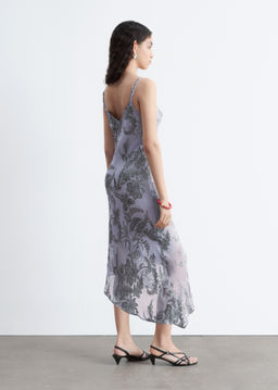 Vestido midi de tirantes con estampado floral - H&m фото 8