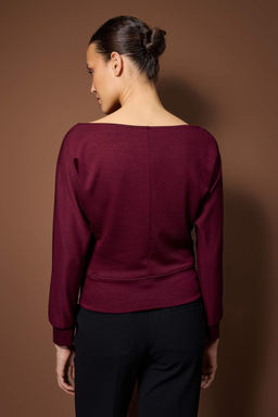 Siyah Kay?k Yaka Regular Boy Orme Bluz TWOAW26BZ00357 - Trendyolmilla фото 8