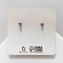 Серьги Котик с вишней, цветные в серебре - Queen fair фото 3