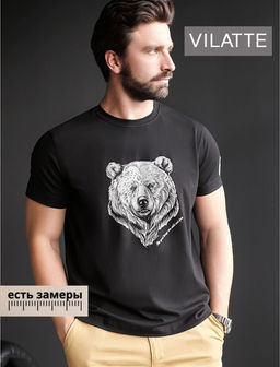 Футболка из премиального хлопка с авторским принтом