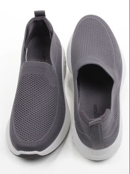 05-TEX-D04-01 GREY Полуботинки спортивные летние мужские (текстиль) - Фабричный китай фото 6