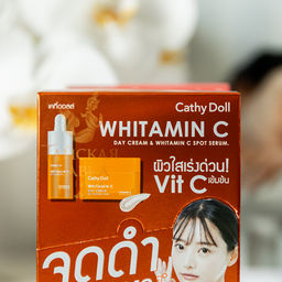 Набор д/лица (Концентрированная Сыворотка + Дневной Крем с Витамином С)
 CATHY DOLL
6мл+6мл  фото 4