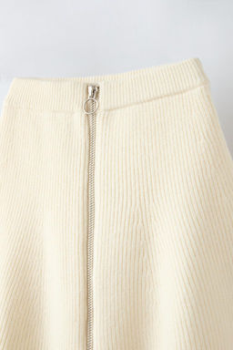 KNIT SKIRT WITH ZIP - Zara фото 6