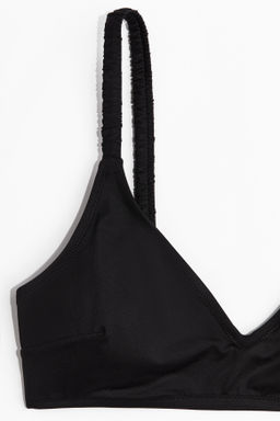 Top de bikini triangular con relleno - H&m фото 6