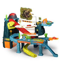 Паркинг-Трек "Вулканический холм с динозавром" в коробке