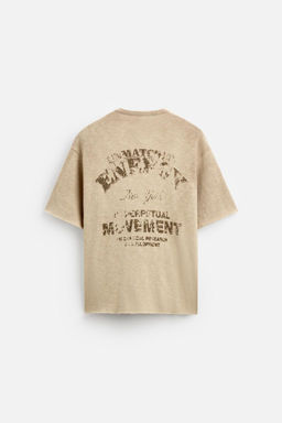 SLOGAN PRINT KNIT T-SHIRT - Zara фото 7