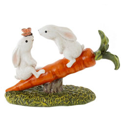 Фигурка декоративная "Зайцы", L8 W3 H5,5 см