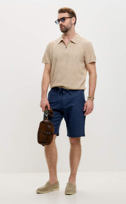 Шорты лен F511-0960-1 jeans