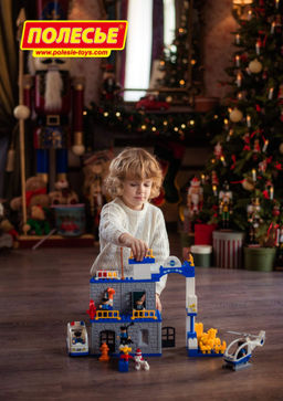 Конструктор Макси - Полицейский участок (94 элемента) (в коробке) - Полесье фото 10