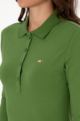 Kad_n Ye_il Basic Polo Yaka Sweatsh_rt Sepette S_rpriz _ndirim - U.s. polo assn фото 7
