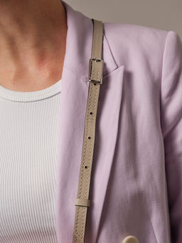 Сумка замшевая Deboro 31023 бежевое кружево/агат