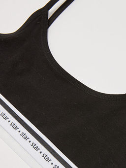 Bask?l? Pamuklu K?z ?ocuk B?stiyer 2li - Waikiki фото 3