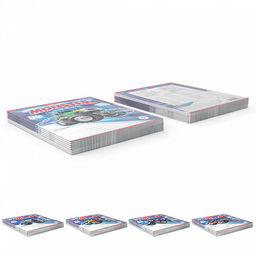 Цена за 200 шт. Тетрадь школьная ученическая ErichKrause Monster Car, 18 листов, клетка (в плёнке по 10 шт.)  фото 9