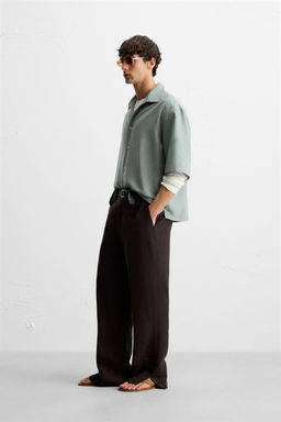RELAXED FIT FLOWING SHIRT - Zara фото 4