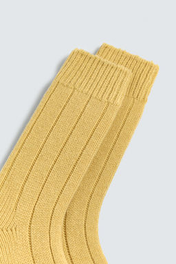 RIBBED WOOL BLEND SOCKS AARON LEVINE X ZARA  фото 3