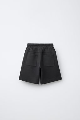 BERMUDA FELPA ETIQUETA / Gris antracita - Zara фото 2