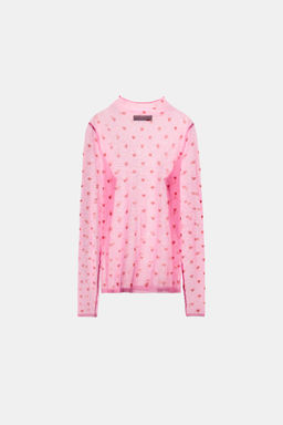 FINE KNIT HEART JUMPER - Zara фото 9