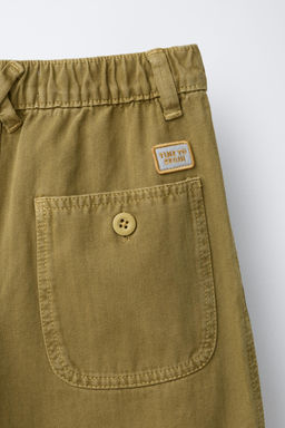 HERRINGBONE BAGGY TROUSERS - Zara фото 8